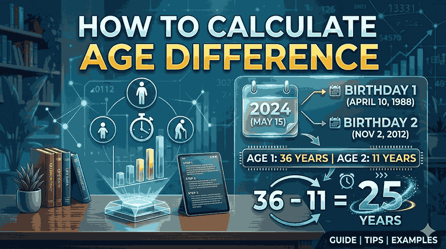 How to Calculate Age Difference Guide