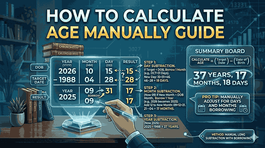 How to Calculate Age Manually Guide