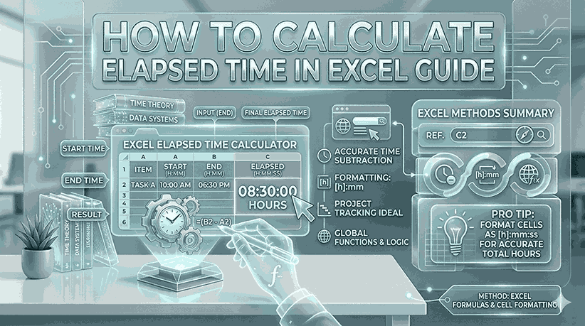 How to calculate elapsed time in Excel guide