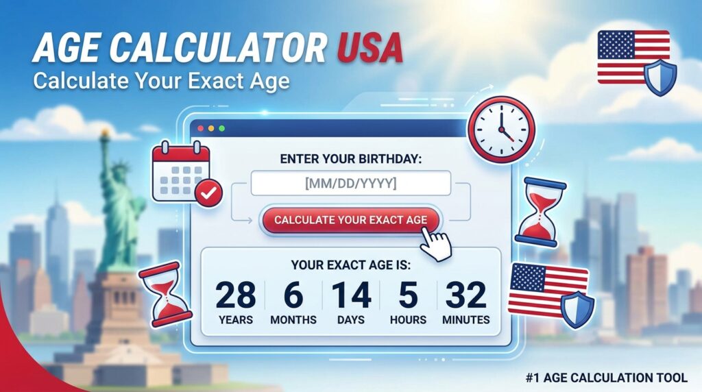 Age Calculator USA – Calculate Your Exact Age
