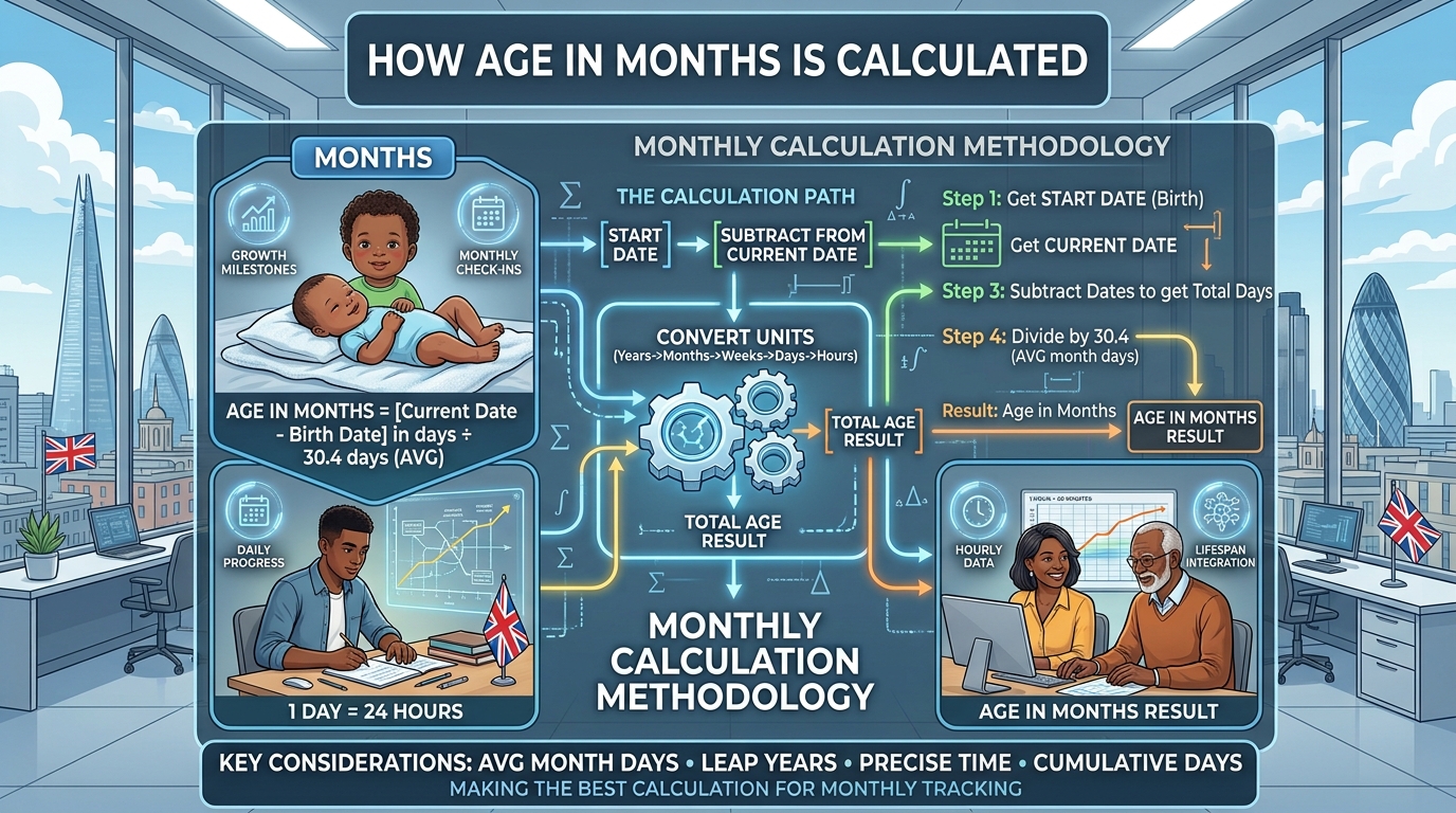 Calculate Your Age in Months, Weeks, Days and Hours