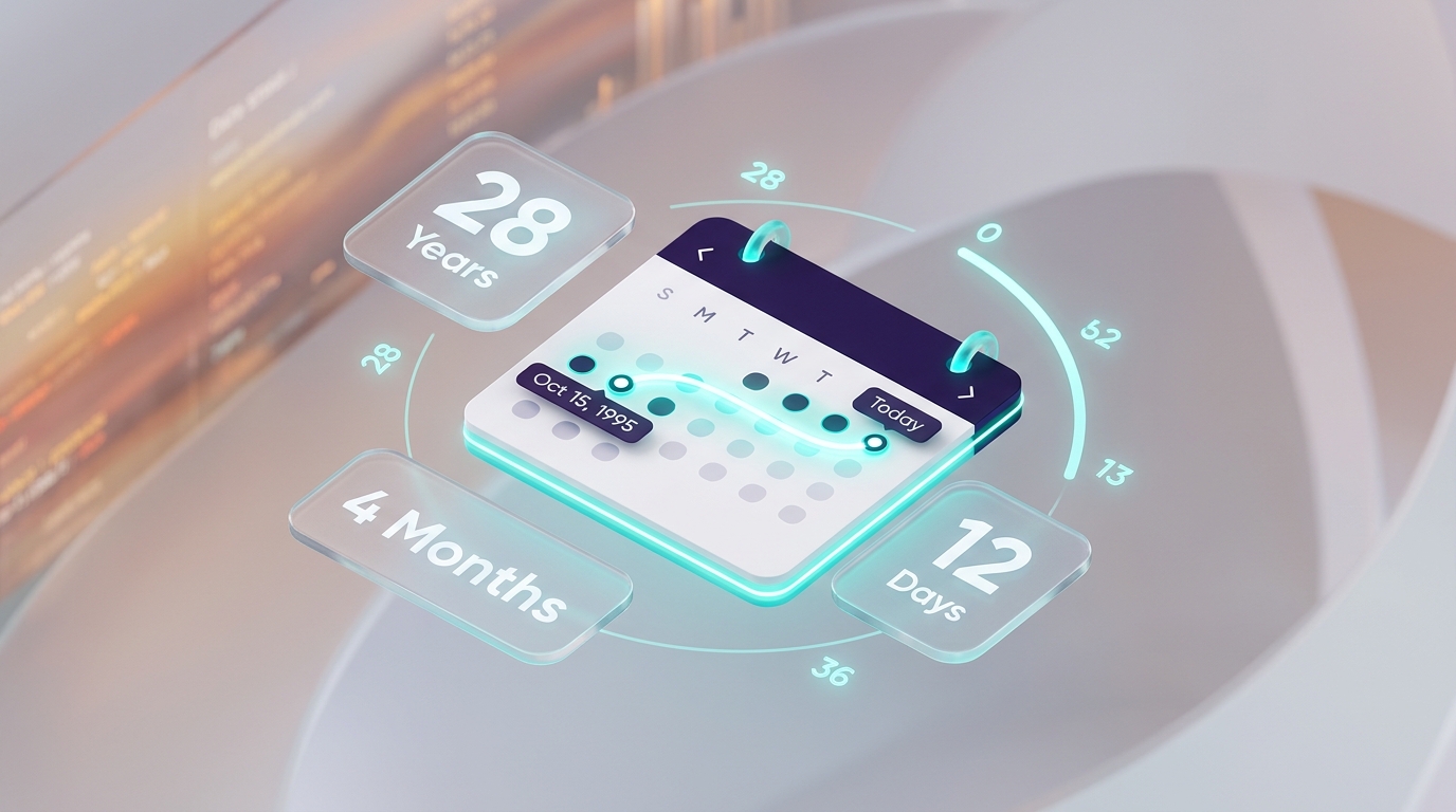 How to Calculate Your Exact Age in Years, Months and Days