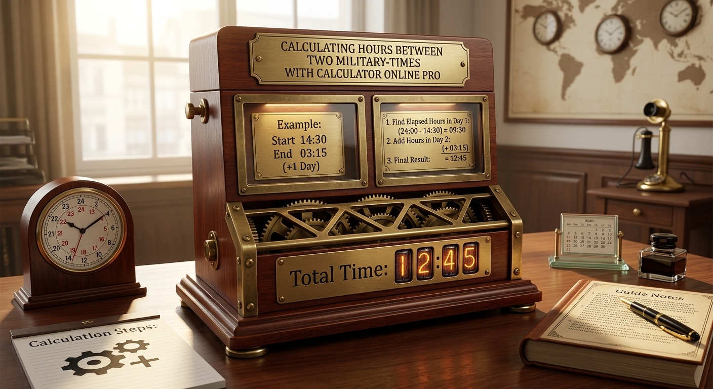How to Calculate Hours Between Two Military Times