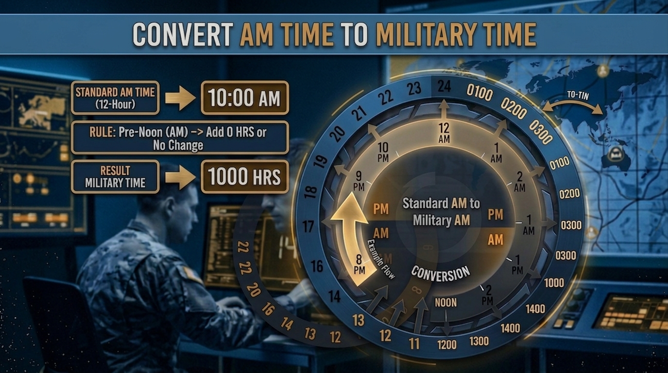 Standard Time to Military Time – How to Convert Any Time