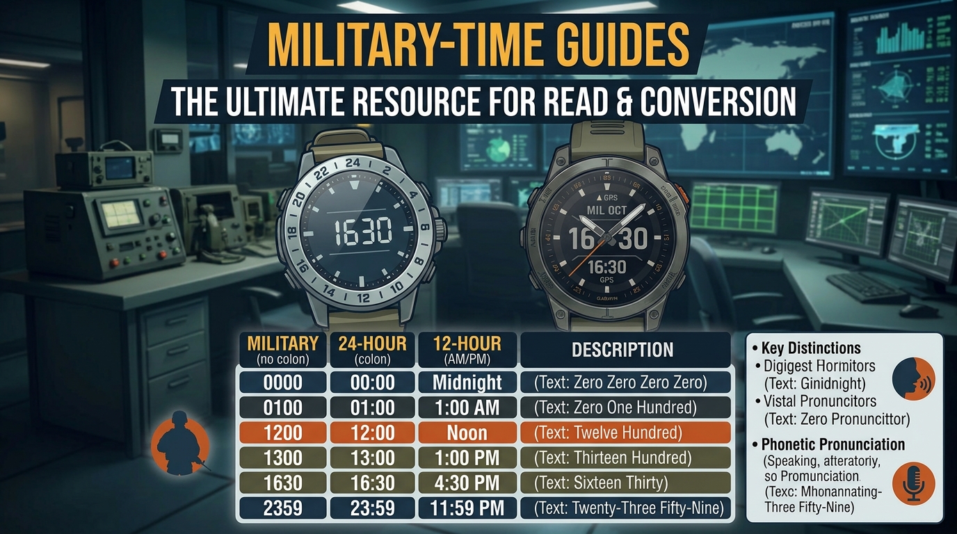 Military Time vs 24-Hour Time
