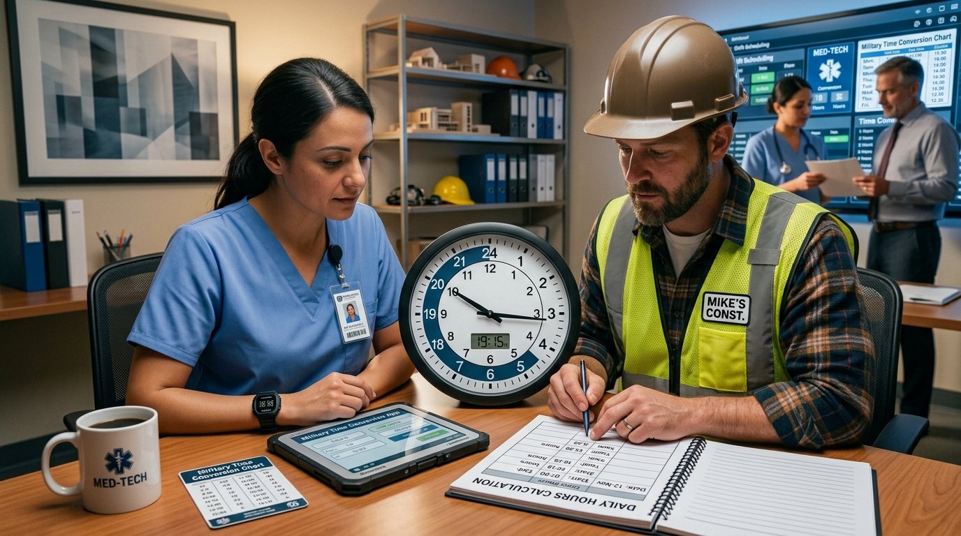 Military Time for Shift Workers – Calculate Shift Hours