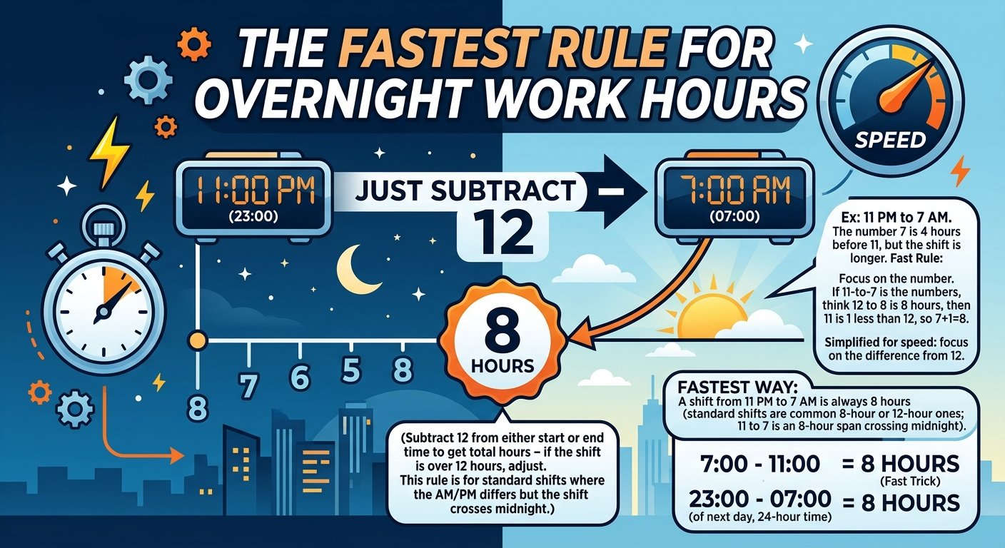 How to Calculate Overnight Shifts in Military Time