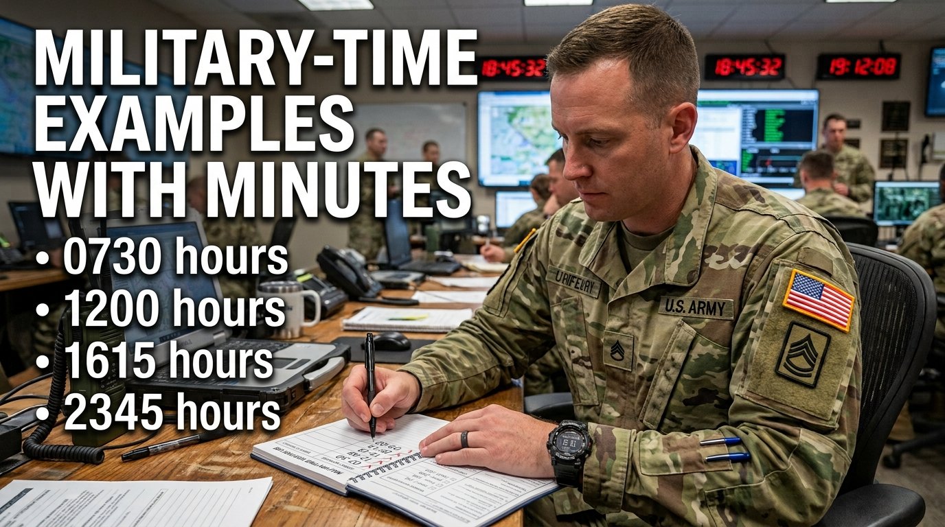 How to Write Military Time Correctly