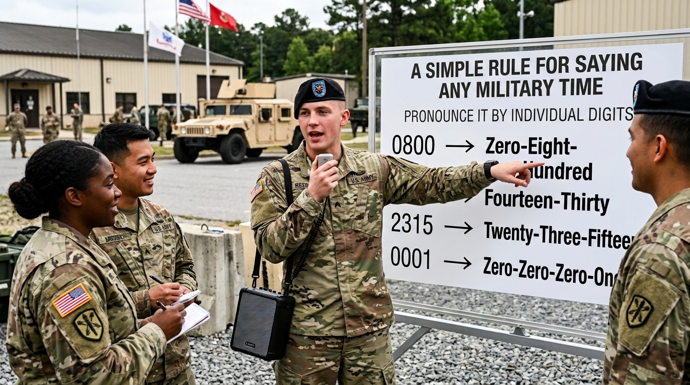 How to Say Military Time Out Loud