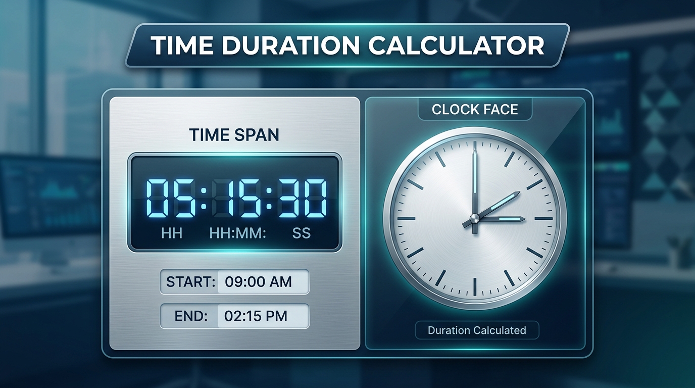 Time Span Calculator: Find the Time Between Two Dates or Times