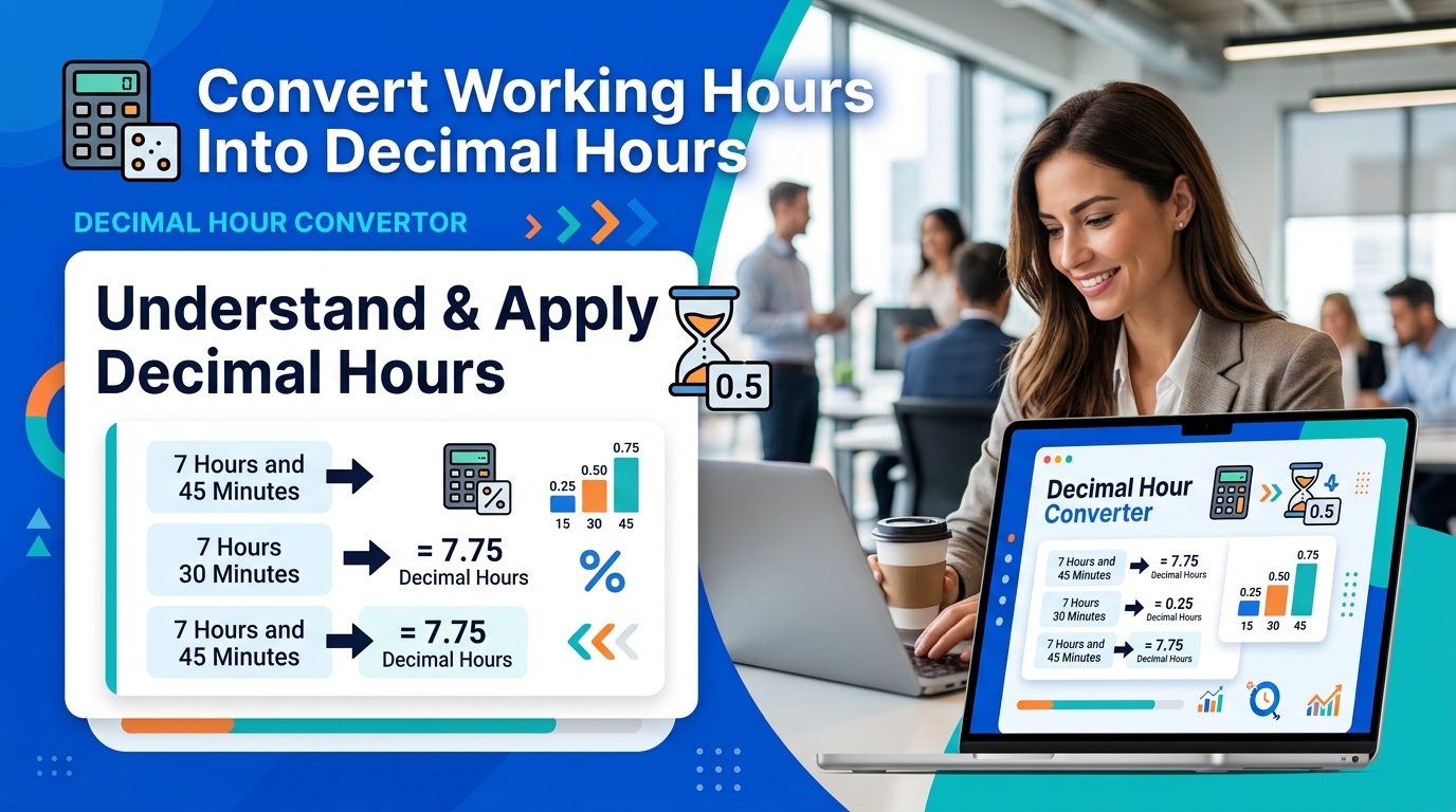 Work Time Calculator – Calculate Hours Worked & Breaks